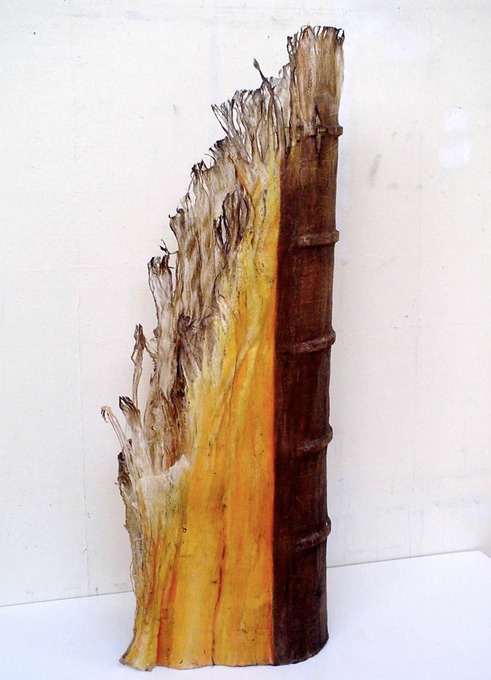 Craig Incident exterior 48inHx12inWx18inD handmadepaper